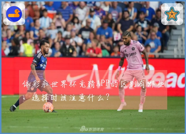 体彩和世界杯竞猜APP的区别有哪些,选择时该注意什么?